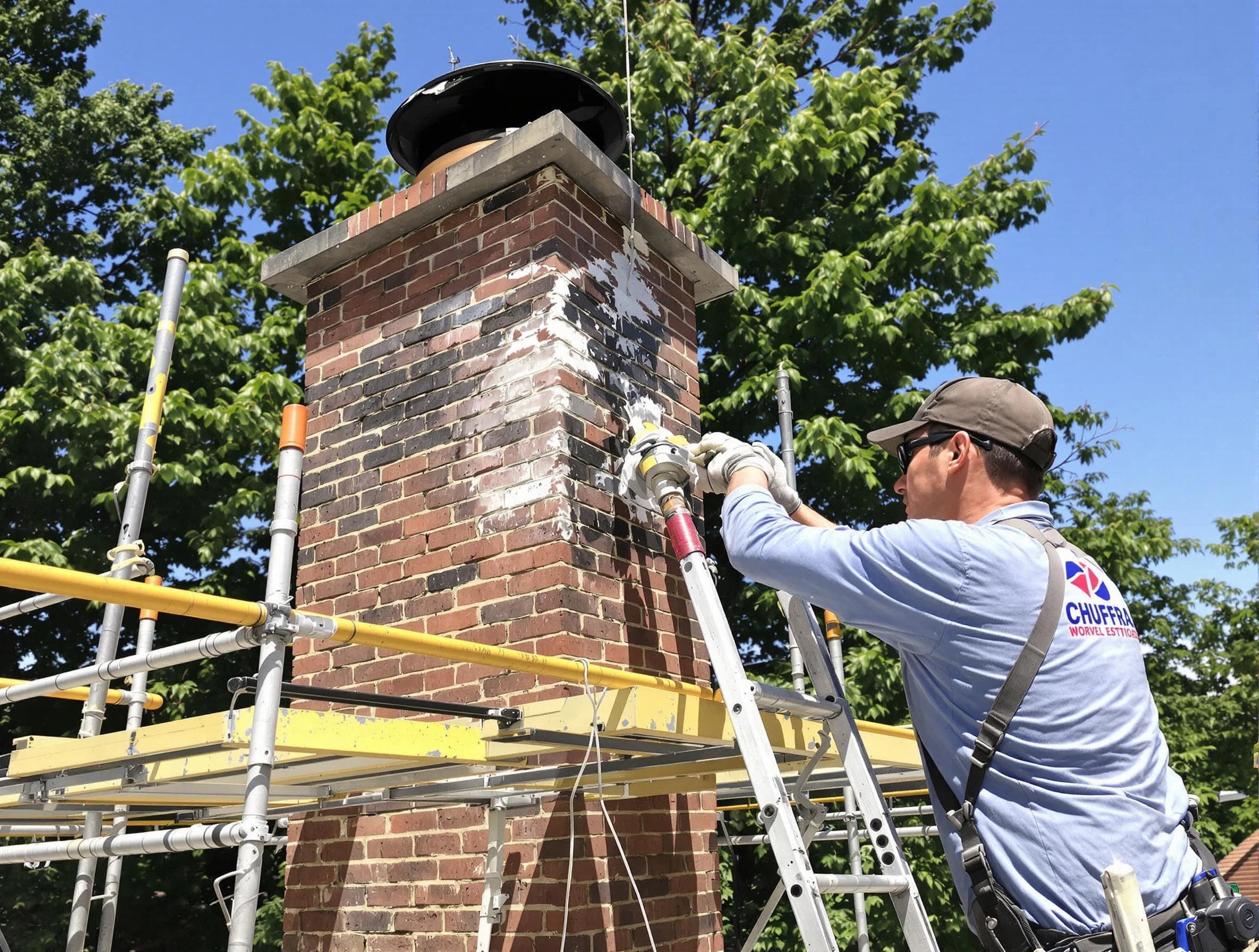 Structural chimney repair by Midway Chimney Sweep in Midway, UT
