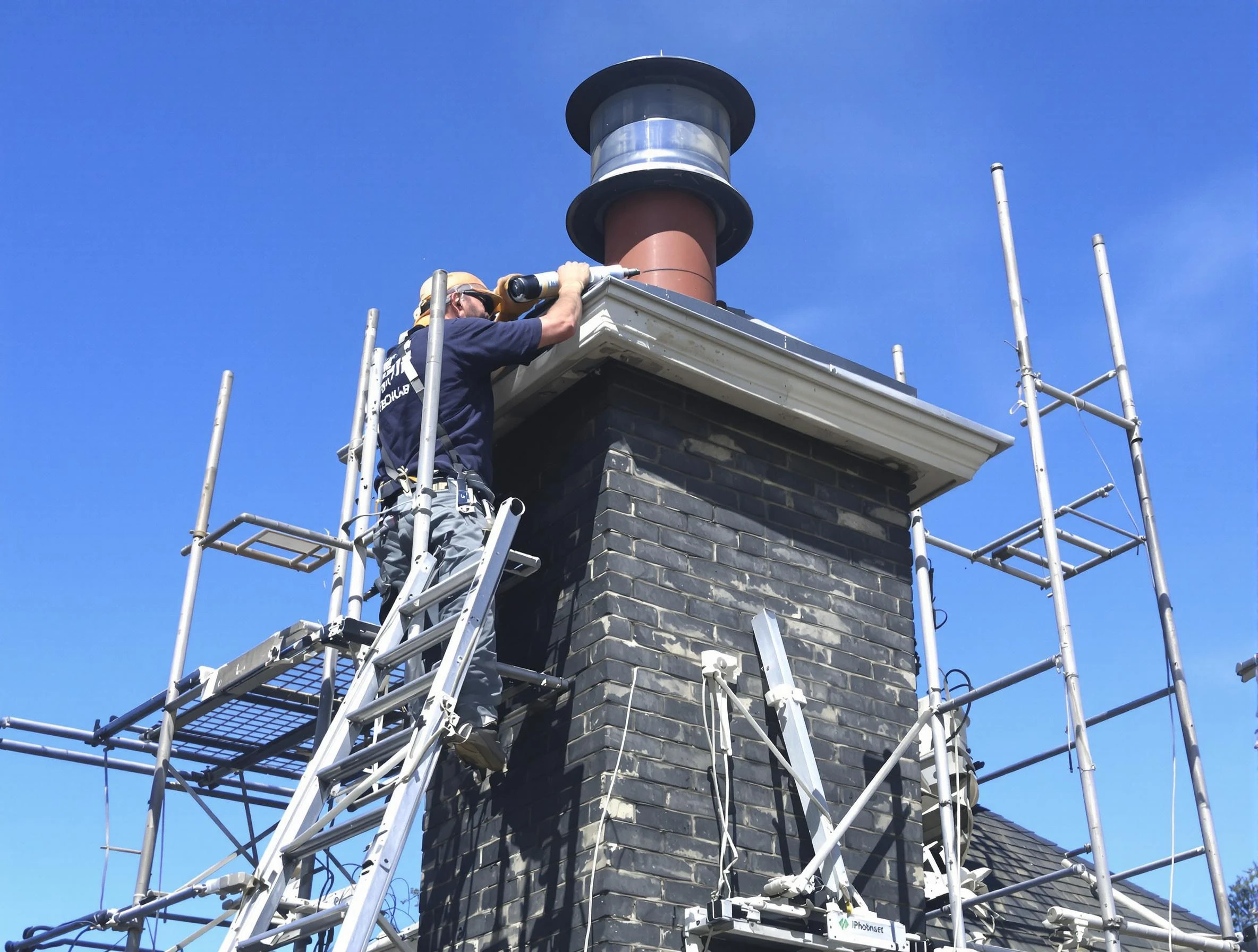 Sturdy chimney crown finished by Midway Chimney Sweep in Midway, UT