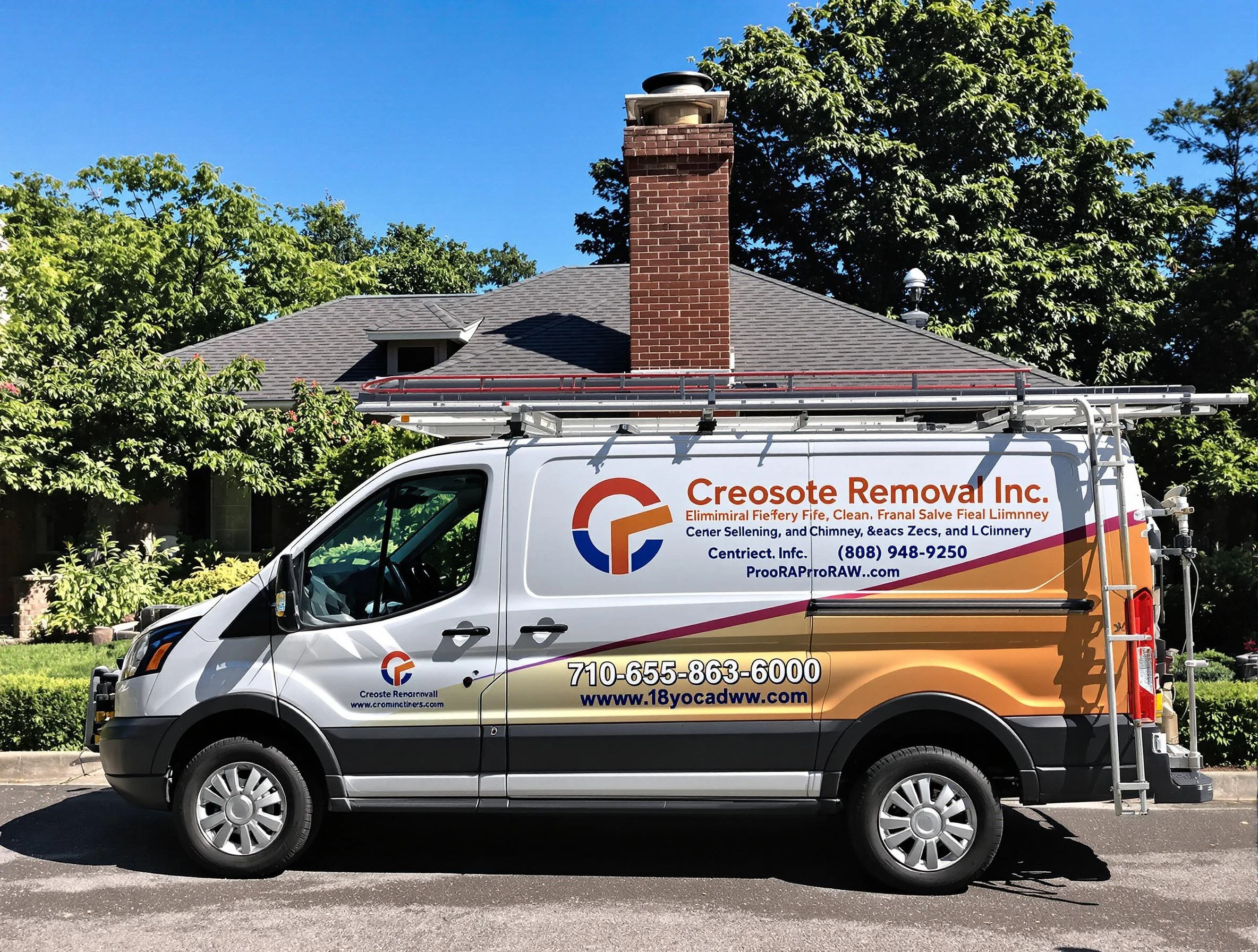 Midway Chimney Sweep technician removing creosote safely in Midway, UT